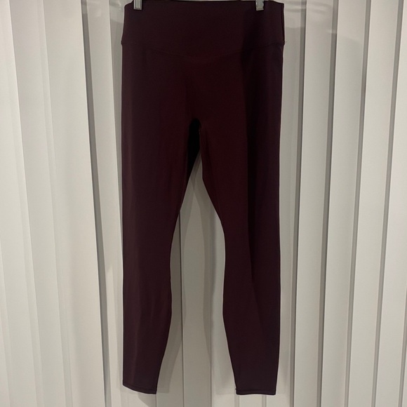 Fabletics Pants - Fabletics ox blood leggings size xl tall Color everpine
